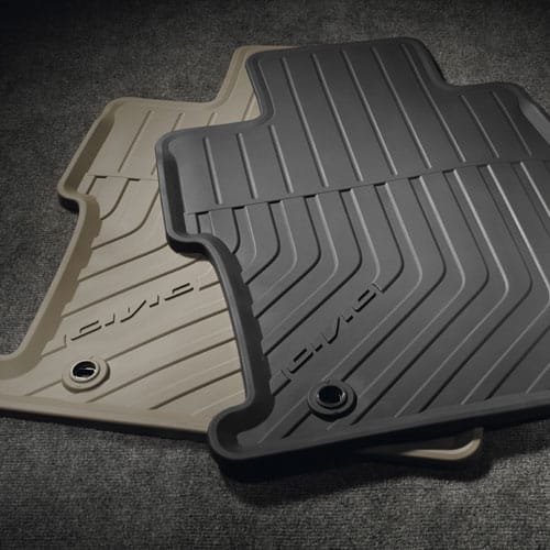 "Honda FLOOR MATS, ALL-SEASON (BLACK)" 08P13-TR0-110